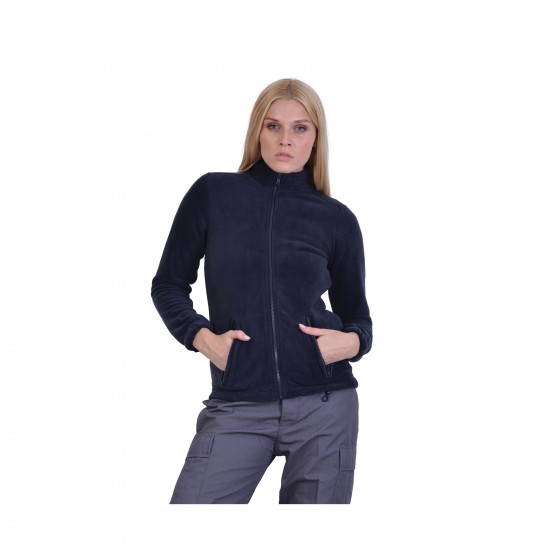Fleece ζακέτα γυναικεία μπλε Wrk