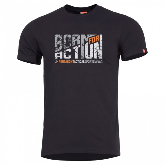 Ageron "Born For Action" T-Shirt Pentagon