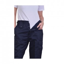 Παντελόνι καπαρτινέ μπλε Ιέραξ