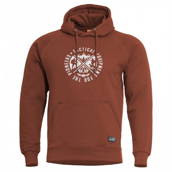 Phaeton "Pioneers" Hoodie Pentagon | Maroon Red XL
