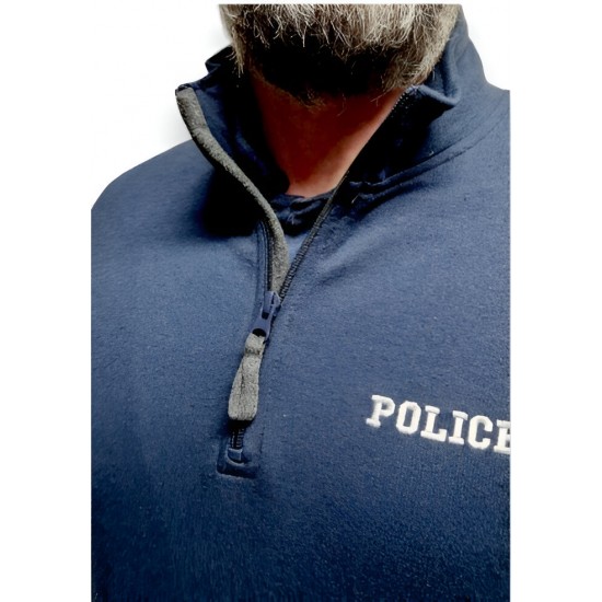 Sweater 1/2 Zip Police