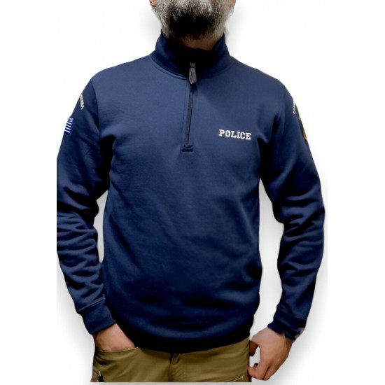 Sweater 1/2 Zip Police