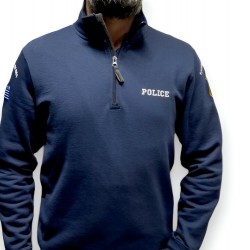 Sweater 1/2 Zip Police