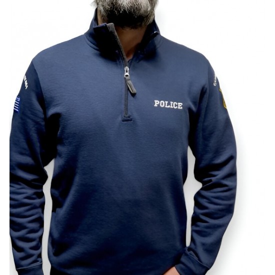 Sweater 1/2 Zip Police