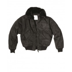 Swat cwu jacket w.detachable collar Mil-Tec | Black L