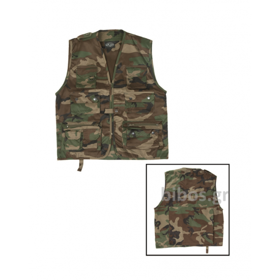 Hunting and fishing vest Mil-Tec