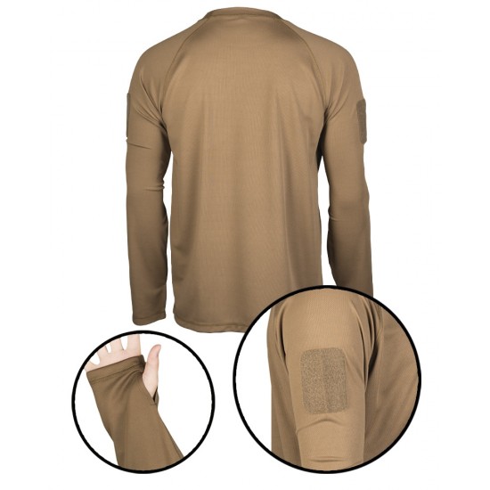 Tactical long sleeve shirt quick dry Mil-Tec
