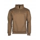 Sweatshirt with zipper Mil-Tec