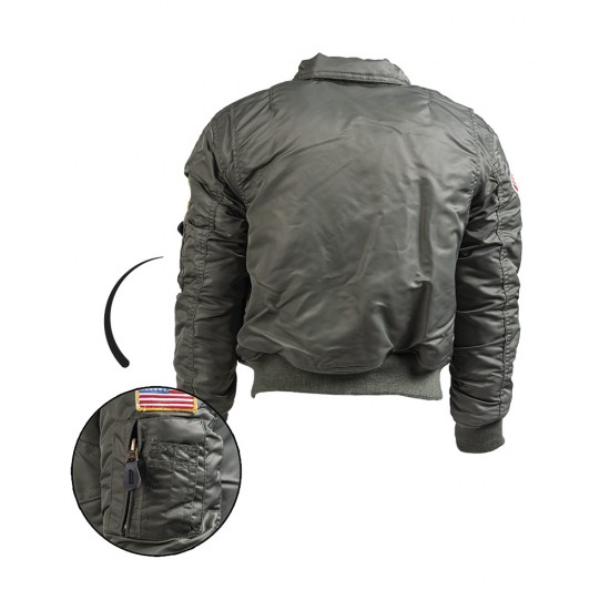 Cwu kids flight jacket w. patches Mil-Tec