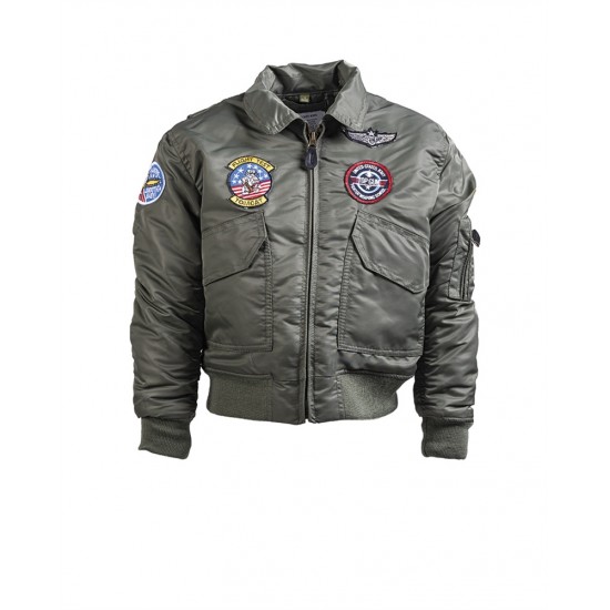 Cwu kids flight jacket w. patches Mil-Tec