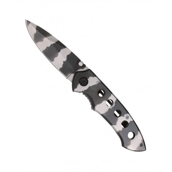 One Hand Knife With Clip Camo Mil-Tec 