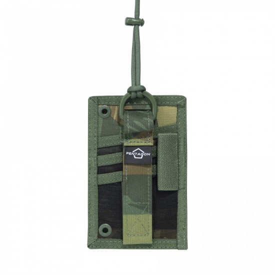 Tactical ID Card Holder Camo Pentagon