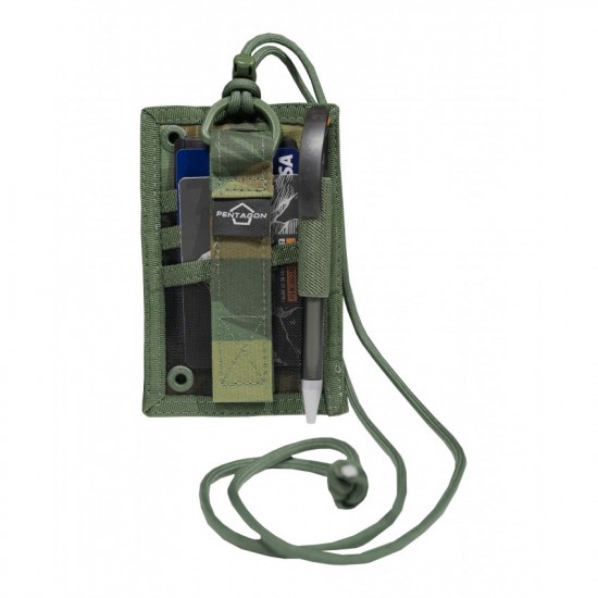 Tactical ID Card Holder Camo Pentagon