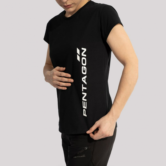 Whisper Ladies Tee "Pentagon Vertical" Pentagon