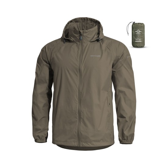 Cloudburst Packable Man Rain Jacket Pentagon