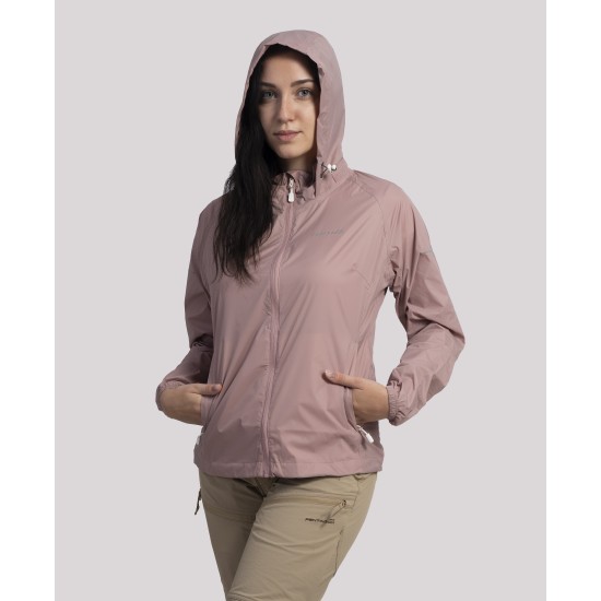 Cloudburst Packable Woman Rain Jacket Pentagon
