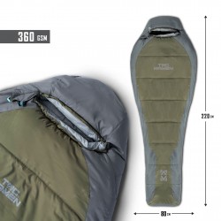 Mummy Sleeping Bag 360gr/M² Tac Maven