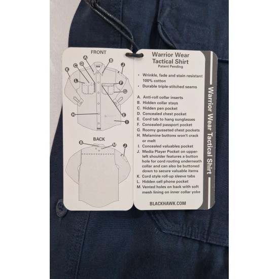 Blackhawk πουκάμισο μακριμάνικο navy