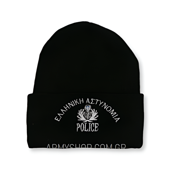 Σκούφος black Police