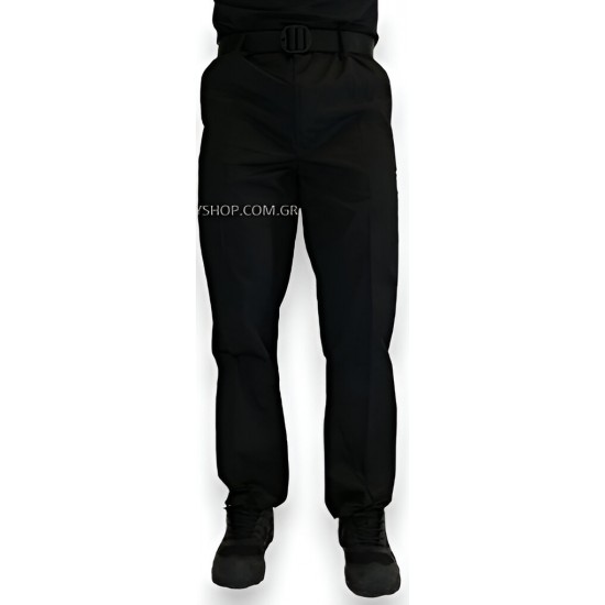 Pant Πυροσβεστών Μαύρο Κόκκινη Ρίγα