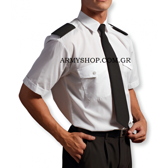 Πουκάμισο λευκό επωμίδες κοινών σωμάτων