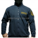 Fleece Zip navy Θηροφυλακή