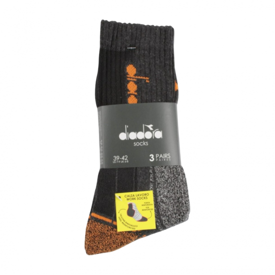 Work Socks Multicolor 3Pair Diadora