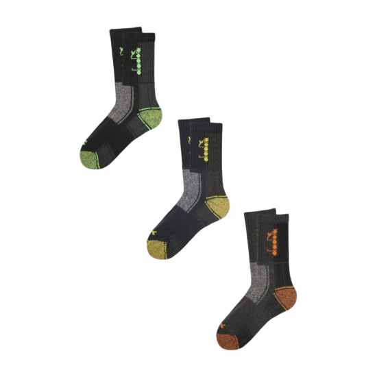 Work Socks Multicolor 3Pair Diadora