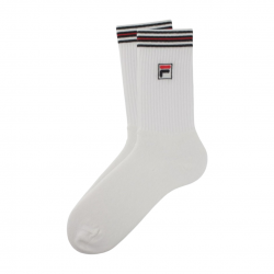 Stripes Square Logo Socks 2Pairs Fila
