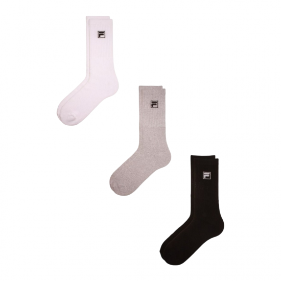 Square Logo Socks 3Pairs Fila