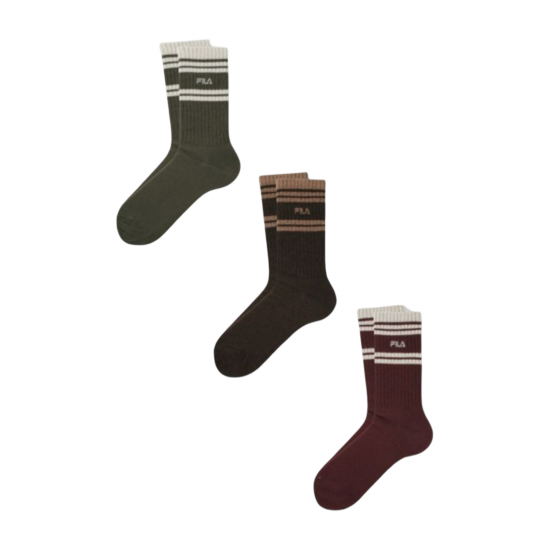 Stripes Multicolor Socks 3Pairs Fila