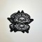 Live Free Ride Free Skull Patch