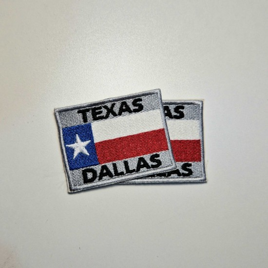 Texas Dallas Flag Patch