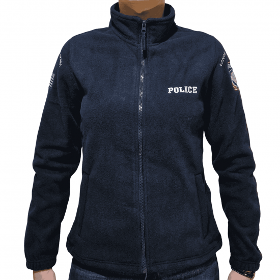 Fleece Jacket Woman Police
