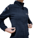 Fleece Jacket Woman Police