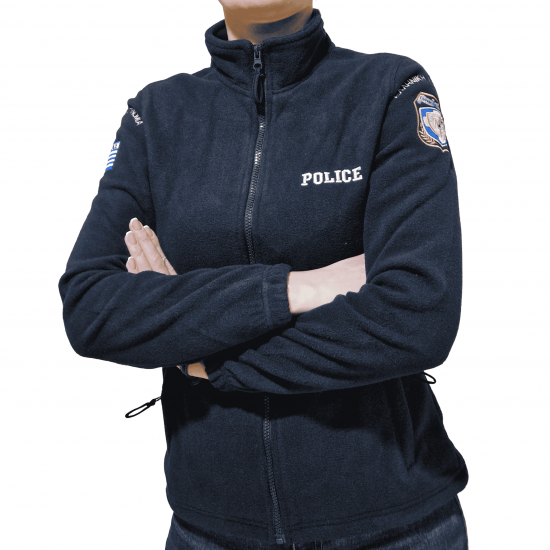 Fleece Jacket Woman Police