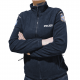 Fleece Jacket Woman Police