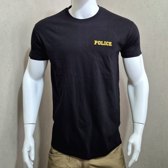 T-Shirt Police yellow EU