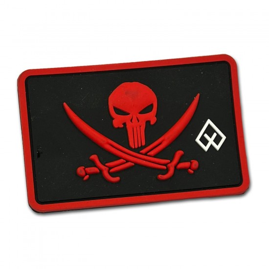 Skull with Blades PVC Patch Survivors