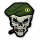 Skull Beret PVC Patch Survivors
