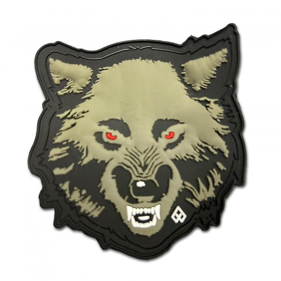 Angry Wolf PVC Patch Survivors