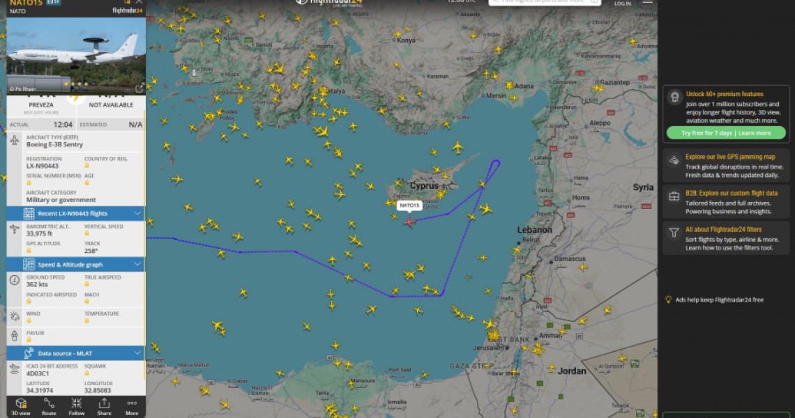Εμπλέκεται ολοένα και πιο ενεργά η ΝΑΤΟϊκή βάση του Ακτίου στις συγκρούσεις στη Μέση Ανατολή
