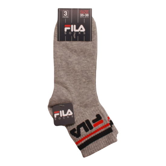 Stripes Logo Short Socks 3Pairs Fila