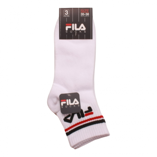 Stripes Logo Short Socks 3Pairs Fila