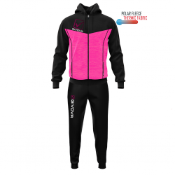 Tuta Visa Con Cappuccio Polarfleece black Givova