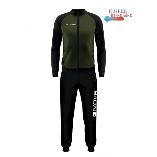 Tuta Cuba Polarfleece black Givova