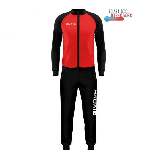 Tuta Cuba Polarfleece black Givova