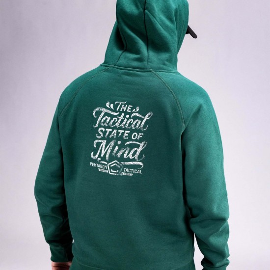 Phaeton Hood Sweater "State of mind" Pentagon