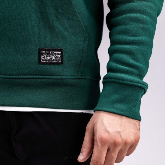 Phaeton Hood Sweater "State of mind" Pentagon