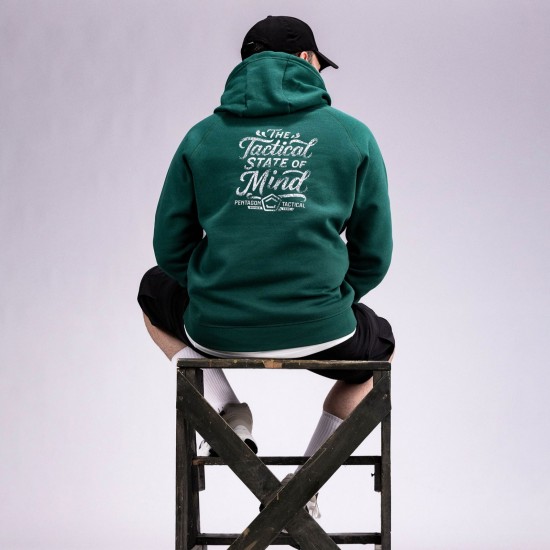 Phaeton Hood Sweater "State of mind" Pentagon